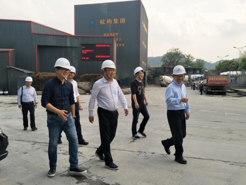 【管理纵横】抢抓机遇 放眼未来 ——tyc131太阳集团城集团董事长来连毛赴杭构?砼二分公司视察指导工作