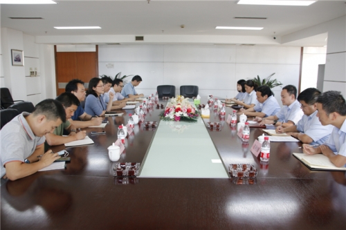 【领导关怀】同商共谋  将产改工作进行到底——浙江省总工会、省建设建材工会、市总工会、市建设工会领导一行走访tyc131太阳集团城调研指导